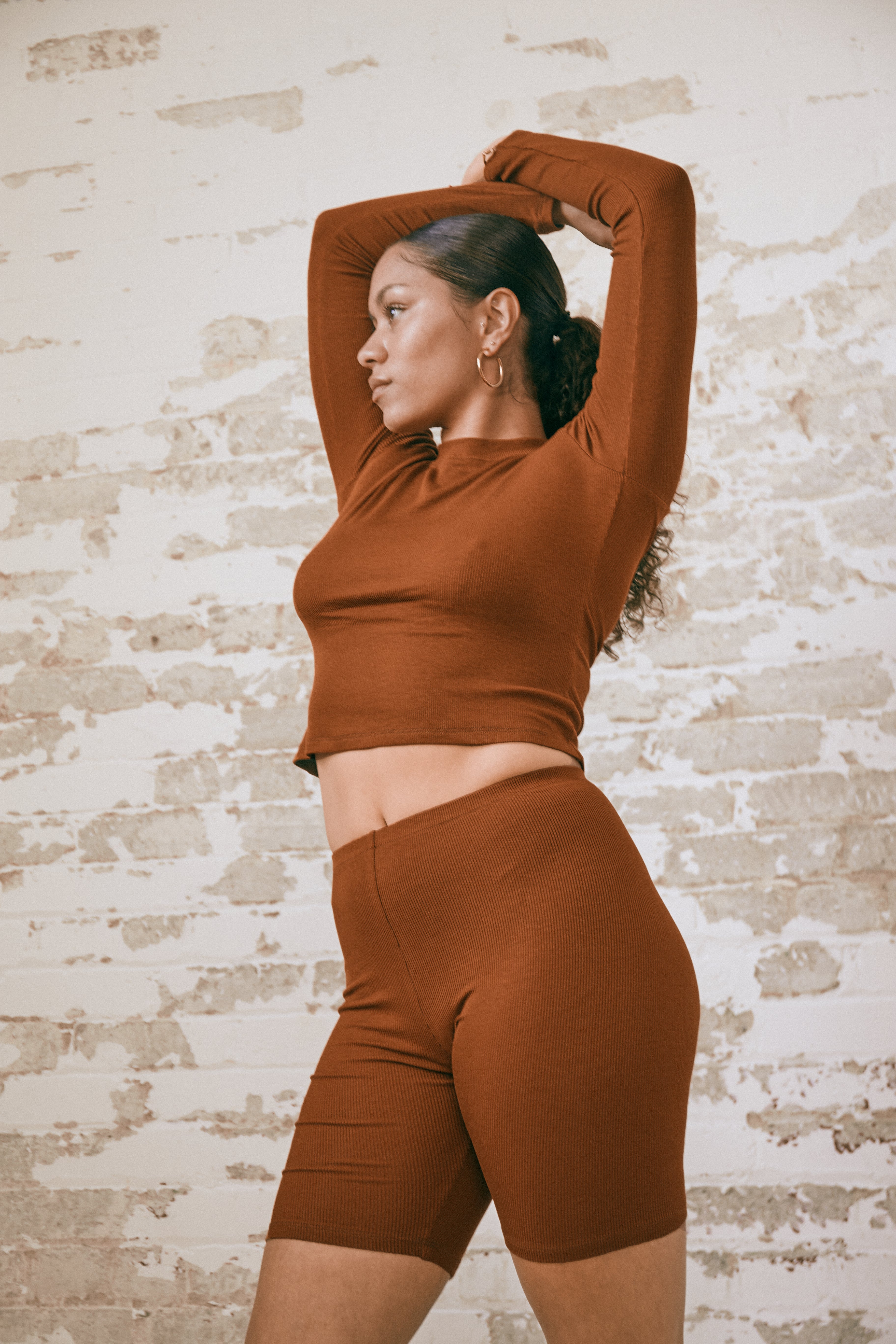 PONY BIKE SHORT - Toffee