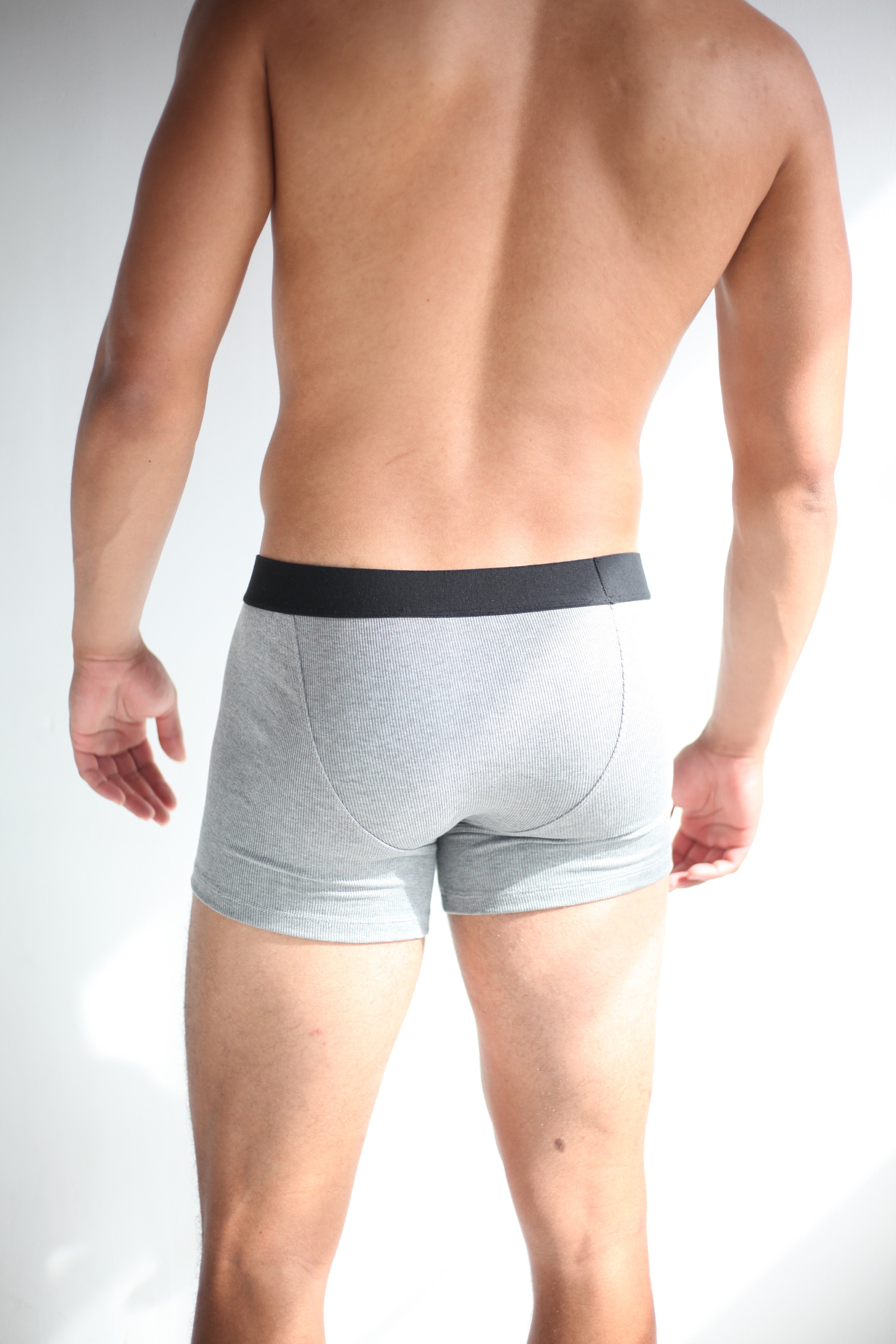 DREW BOXER SHORT - Heather Grey