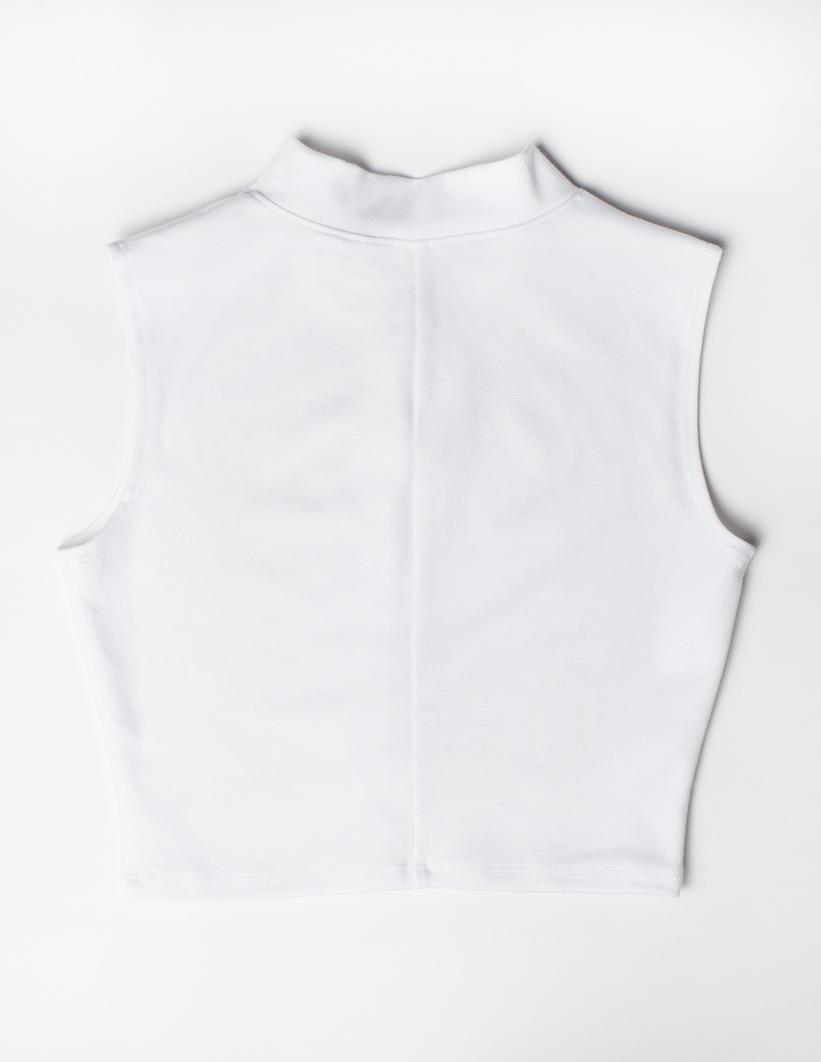 ROMEO MOCK NECK TOP - White