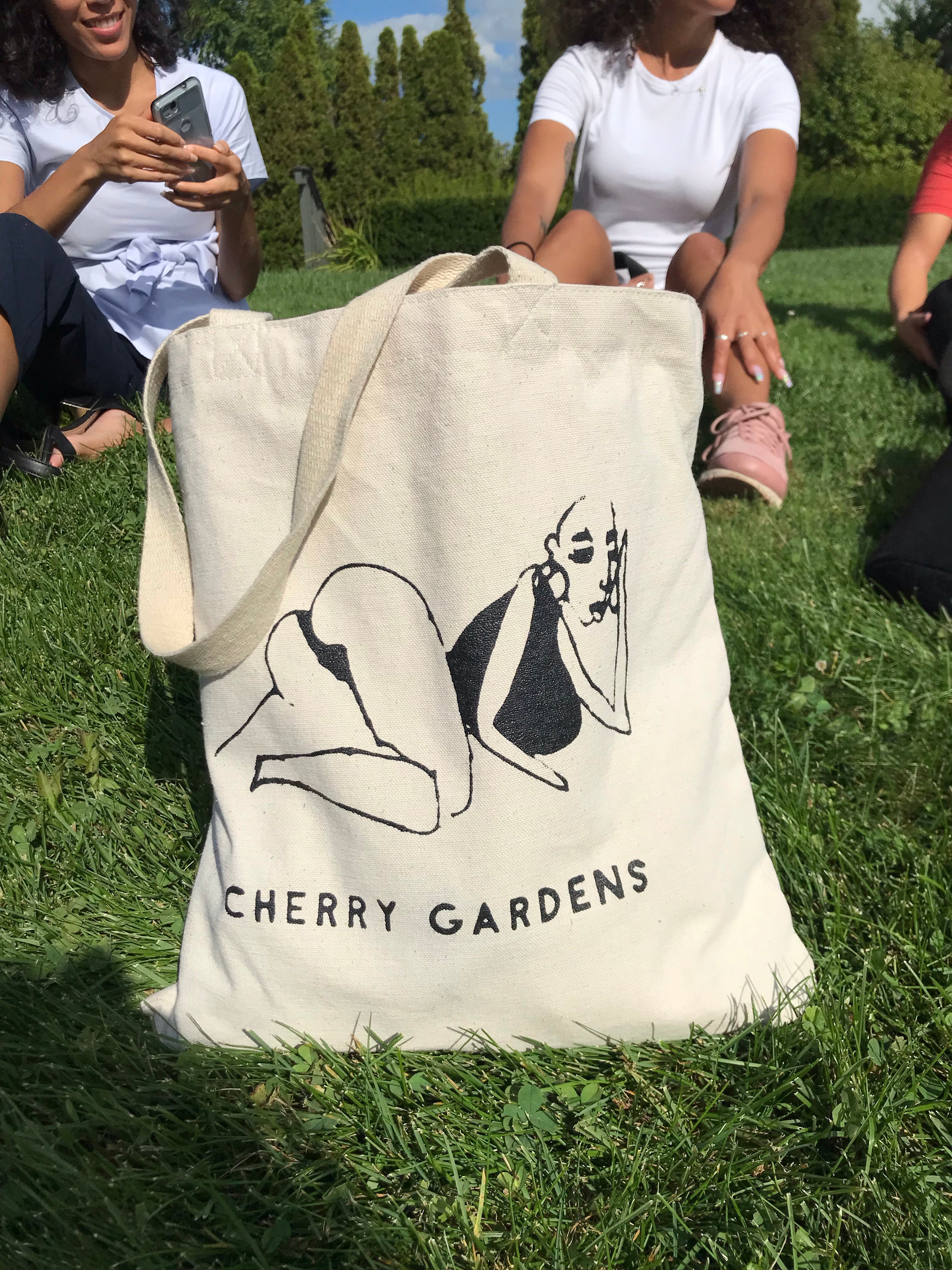 トートバッグ [Graymansion] Garden Basket_Weaving Tote Bag (3colors) CG Tote | Cherry Gardens